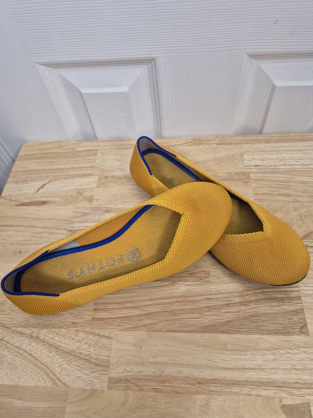 Rothy's The Flat Marigold Knit Ballet Flats Size 7 W7 Retired Color Comfort